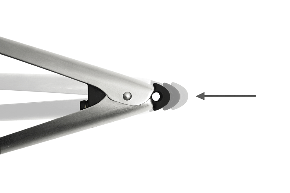 Clongs: Click to open. Click to lock.