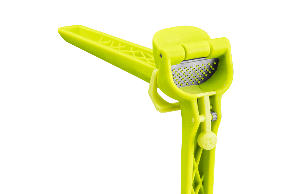 Garject Lite: Crush multiple cloves without peeling.